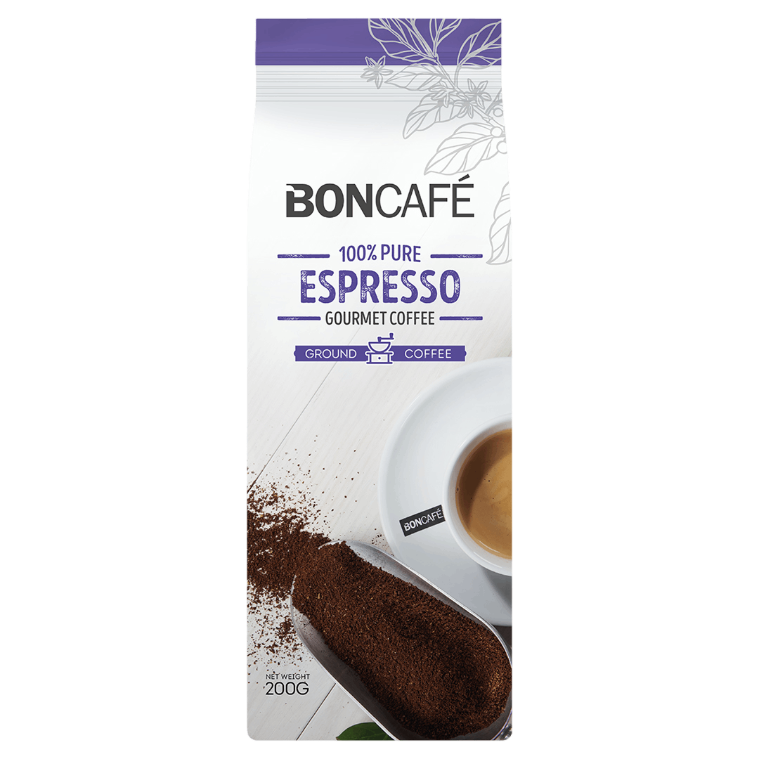 Boncafe Gourmet Ground/Bean 200g - Espresso