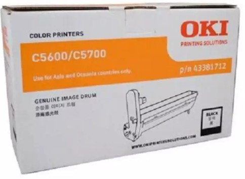 OKI Image Drum C5600 C5700 43381712 Black