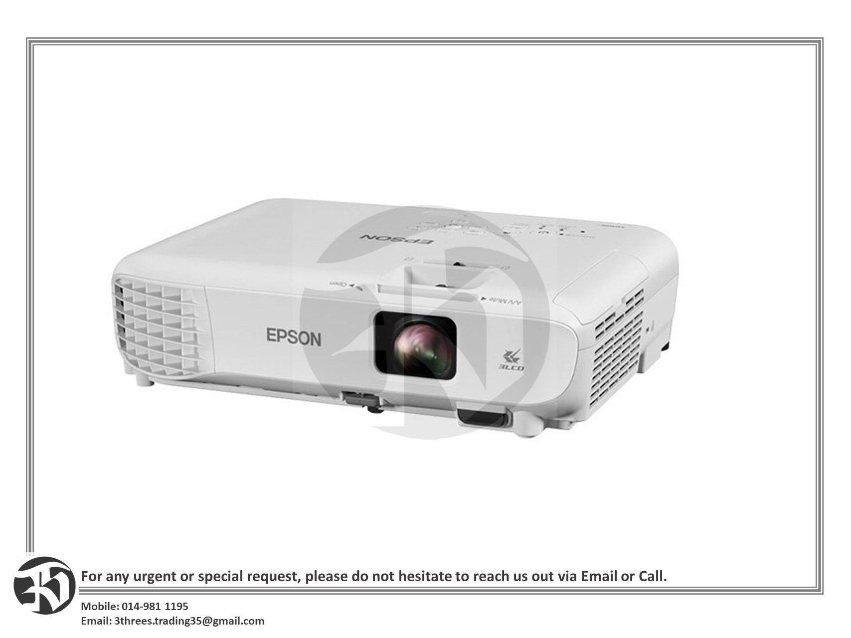 EPSON EB-W06 WXGA 3LCD 3700