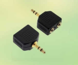 Audio 3.5mm (M) TO 2-PORT 3.5mm (F) Splitter (S365)