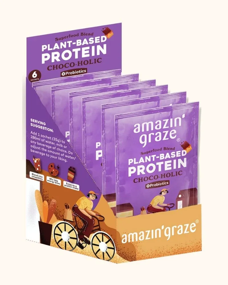 Amazing Grace Plant Based Protein (Choco-Holic) 6 x 35G