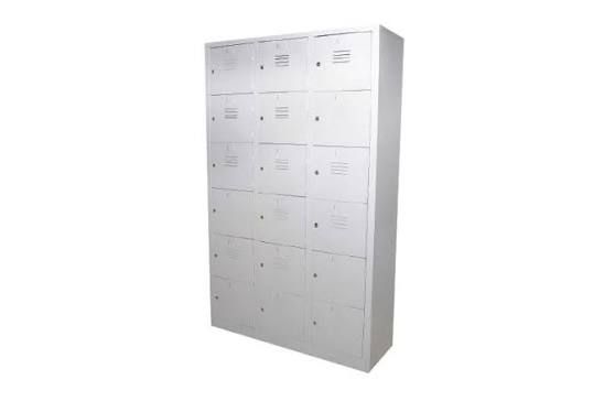 QP 18 COMPARTMENTS STEEL LOCKER 1143W X 381D X 1828H ( MM )