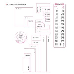 Self Adhesive Label Round White
