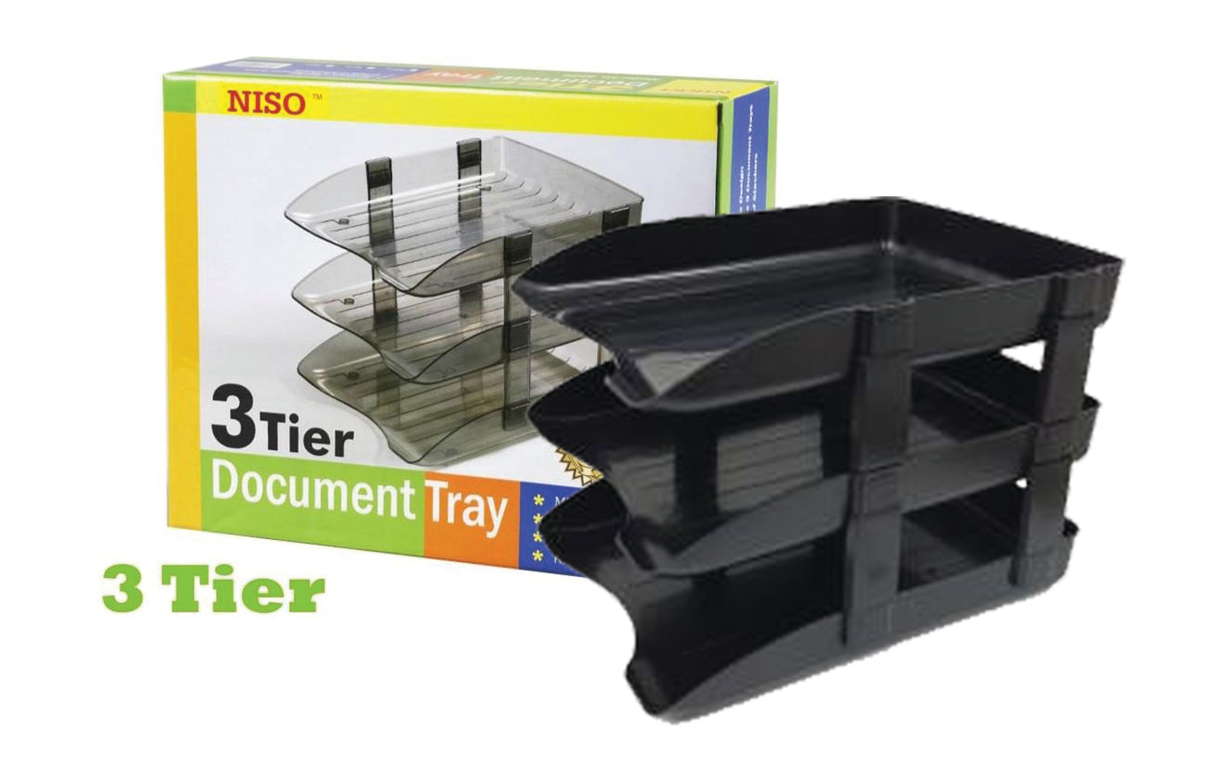 DOCUMENT TRAY 3 TIER