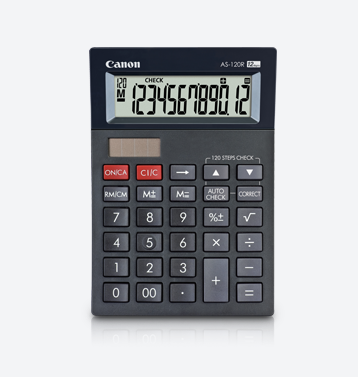 CANON AS120 DESKTOP CALCULATOR (12DIGIT)