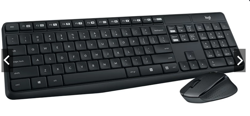 Logitech MK315 Quiet Wireless Keyboard and Mouse Combo