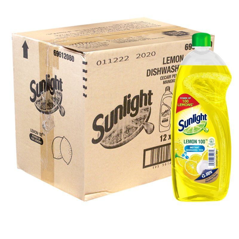 SUNLIGHT PENCUCI PINGGAN LEMON/ LEMON DISHWASHING LIQUID 800ML [LOOSE] /12*800ML [CARTON]