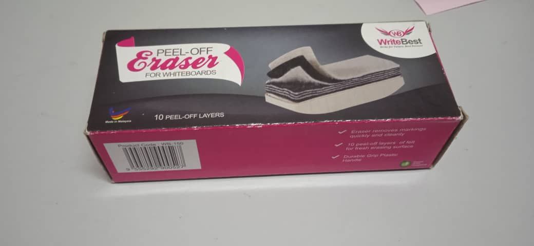 Write Best Peel Off Whiteboard Eraser