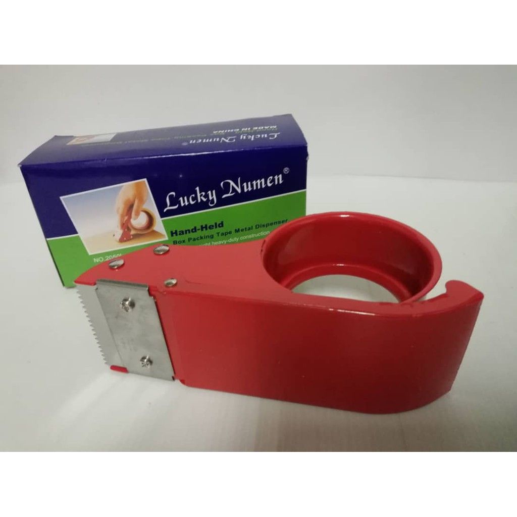 LUCKY NUMEN HAND-HELD BOX PACKING TAPE METAL DISPENSER