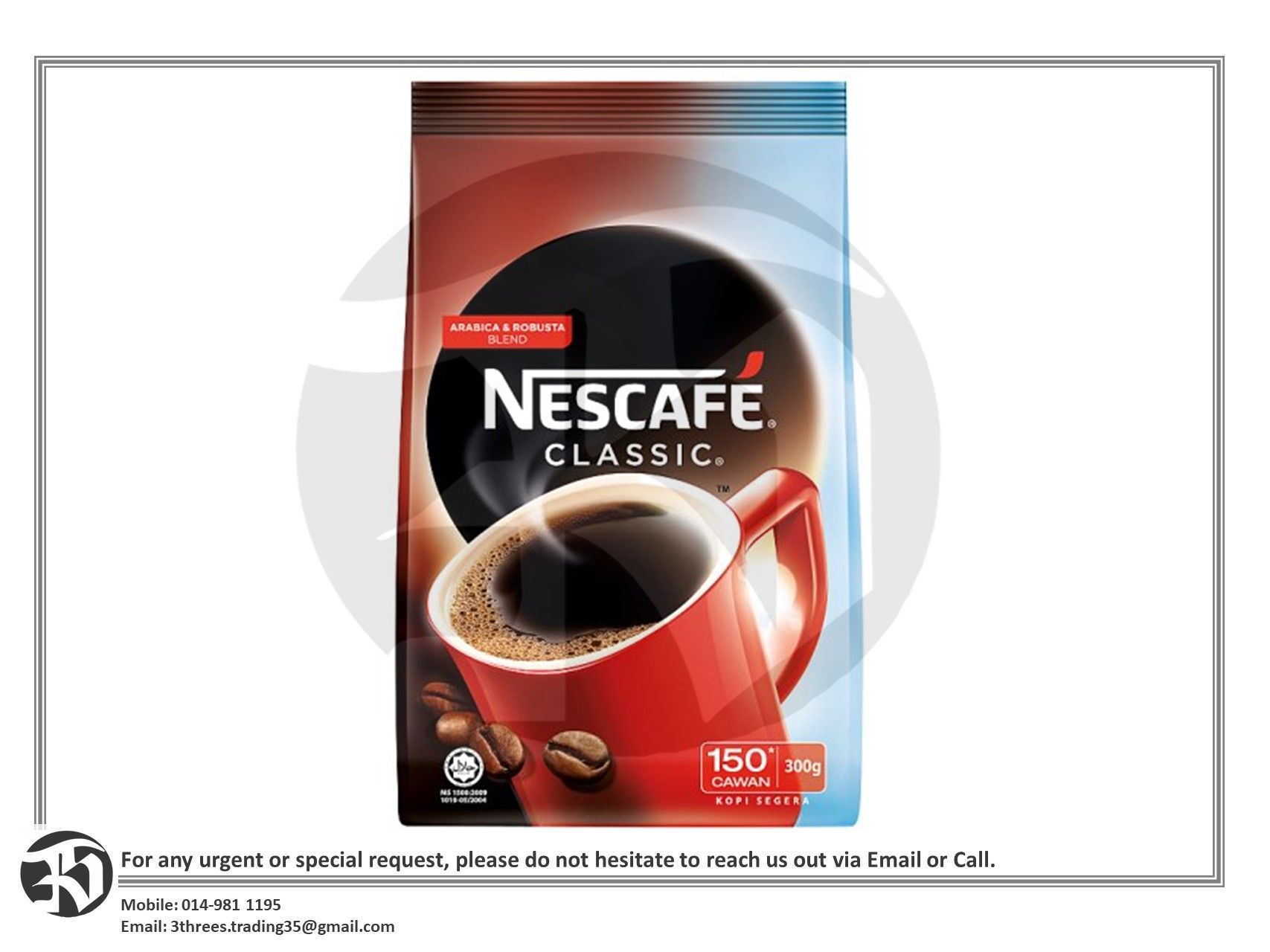 NESCAFE CLASSIC REFILL 300g