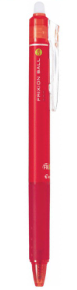Pilot Frixion Clicker Erasable Pen 0.7mm Red