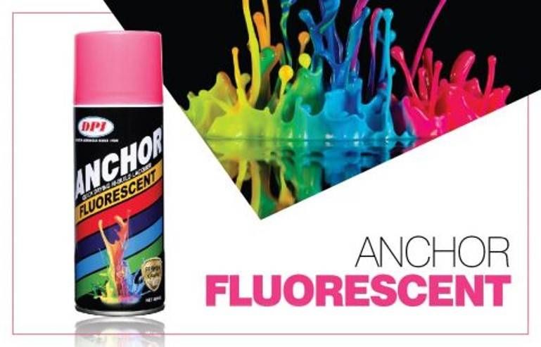 Anchor DPI Anchor Fluorescent Spray Aerosol Can Paint
