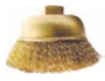 Temo 桅100 x 30mm Safety Cup Brush - Crimped Wire - Ph-Br
