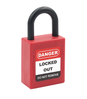 25mm SHORT SHACKLE SAFETY LOTO PADLOCK