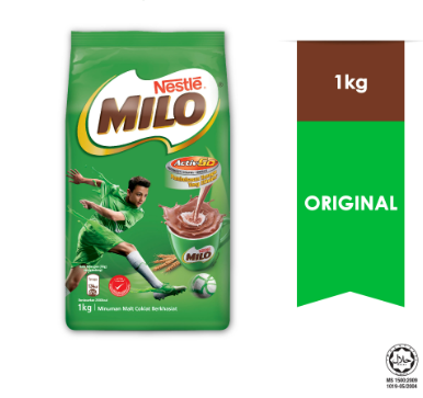 Nestle *Nestle MILO Activ-Go Chocolate Malt Powder (1kg)
