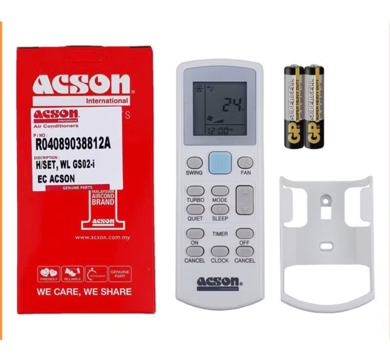 ACSON original part Remote controlller aircond Gs02-i
