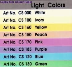 Lucky Star Colour Paper A4 80g