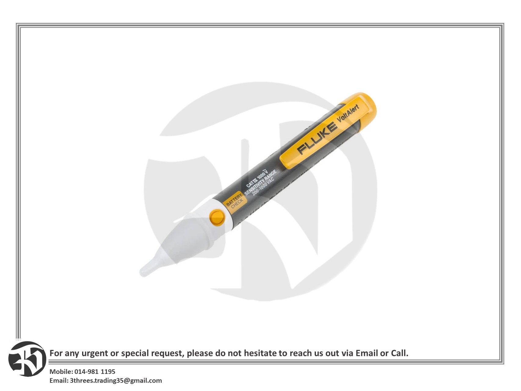 Fluke 2AC VoltAlert Non-Contact Voltage Tester
