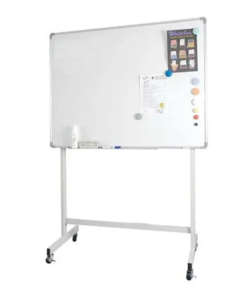Magnetic Whiteboard 4 x 6 With Stand (Mobile Whiteboard)