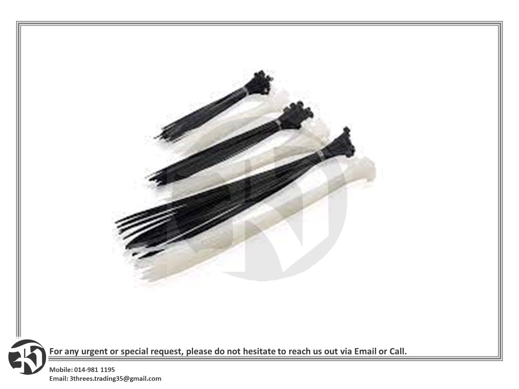 Cable Tie Nylon Wire 100 pieces