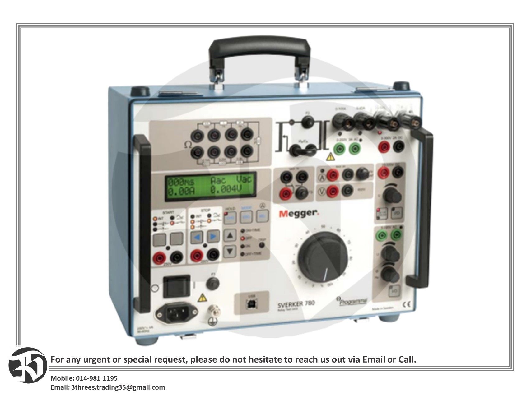 Megger SVERKER750/780 Relay Test Sets