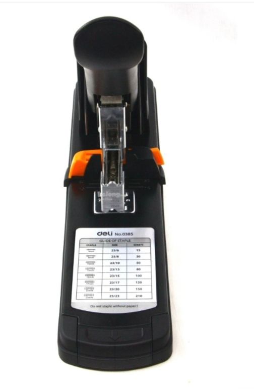Deli OCHA Deli Heavy Duty Stapler 210 Sheets Energy Saving - FREE DELIVERY SEMENANJUNG ONLY