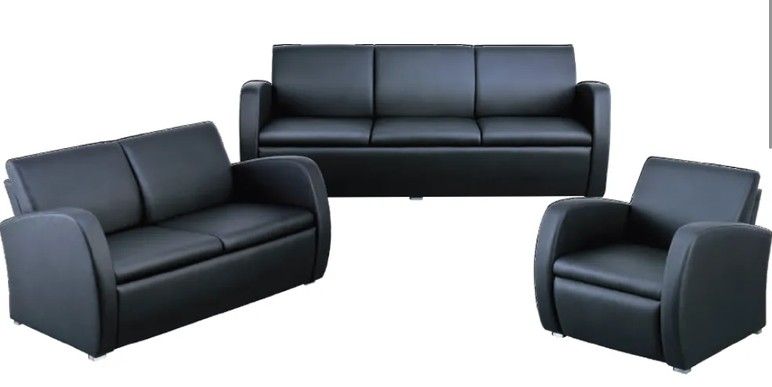 MARTINA SERIES OFFICE SOFA - ALL SIZE / SINGLE SEATER / DOUBLE SEATER / TRIPLE SEATER / 1+2+3 SEATER SET / VISITOR SOFA / PU LEATHER / FABRIC / SOFA PELAWAT / SOFA PEJABAT / SOFA / MARTINA-2105
