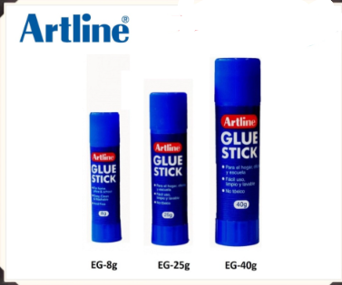 Artline Glue Stick 8gm /25gm /40gm Glue Stick 8gm SGL-EG8-KK