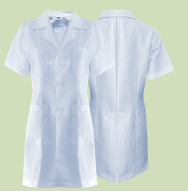 Lab Coat - Female - Short Sleeve - 3XL