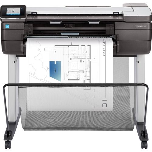 Genuine Malaysia HP Designjet T830 Inkjet Large Format Printer - 609.60 mm (24") Print Width - Colour - Printer, Copier, Scanner - 4 Color(s)