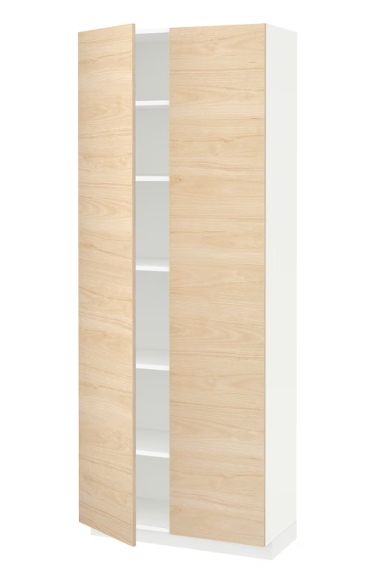 *High cabinet with shelves 80 x 37 x 200 cm