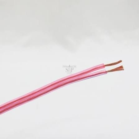 SE SETIA ELECTRIC GELOOF 30/0.18MM X 2C SPEAKER WIRE CLEAR PINK