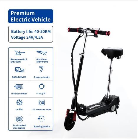 SPORT(READY STOCK)Scooter Electric Adult Murah With Adjustable Seat Skuter Elektrik Dewasa Murah Scooters Outdoor