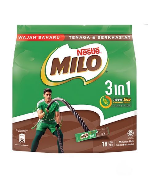 Milo 3in1 (Regular) Pack, 18x33gm