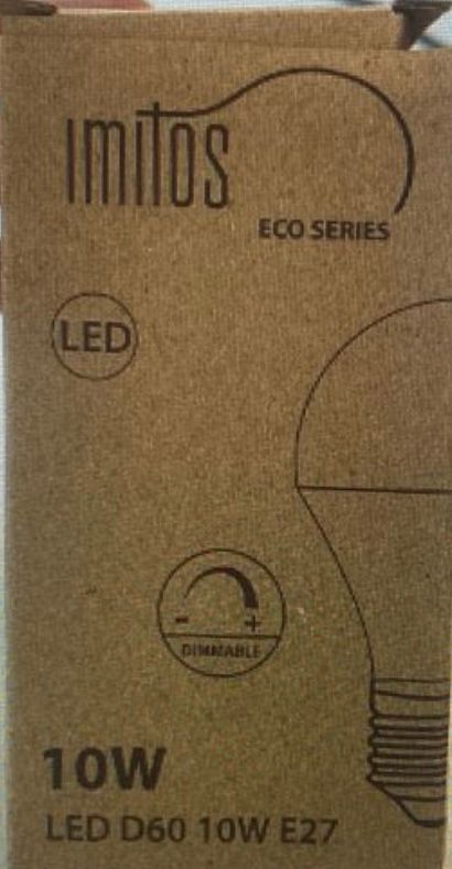 IMITOS LED 10W D60 E27 Dimmer (Warm White 3000K)