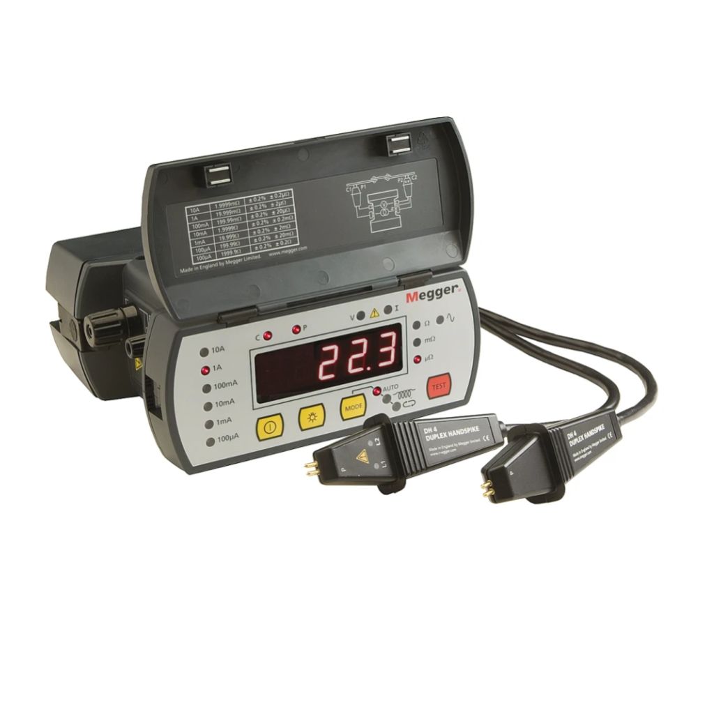 Megger DLRO 10 Handheld Ohmmeter C/W Megger 6380-138 Carrying Case