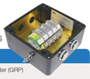 INDUSTRIAL IP66 GLASS-REINFORCED POLYESTER (GRP BLACK)