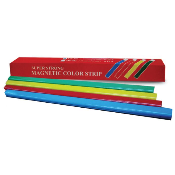 MAGNETIC COLOUR BAR STRIP MS-200 BLUE / GREEN / YELLOW / RED