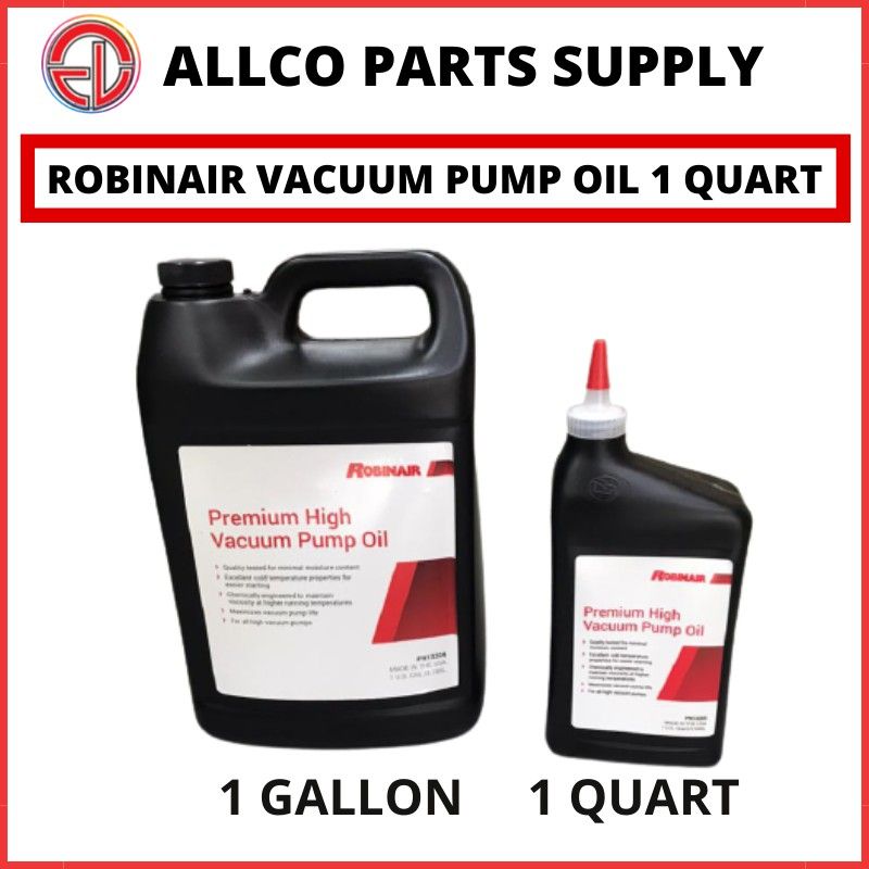 PREMIUM HIGH VACUUM PUMP OIL 1 QUART ROBINAIR (AIR COND AND REFRIGERATION SYSTEM)