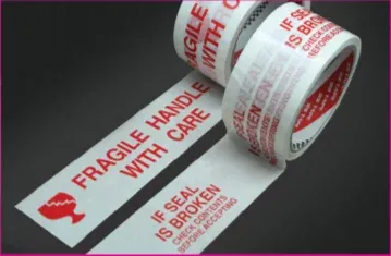 OPP TAPE WHITE BASED / IF SEAL IS BROKEN Size: 48mm x 40yard
