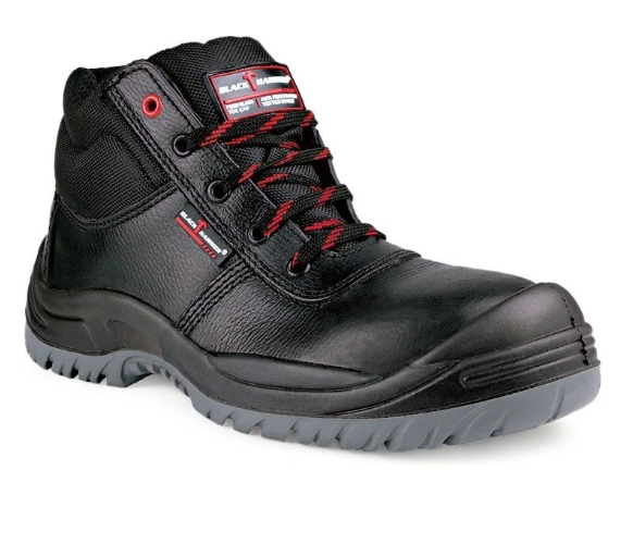 Black Hammer Mid-cut Slip Ons - Black (EU 47-48)