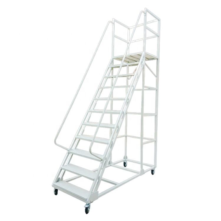 Mobile Steel Ladder Platform 6 Ft