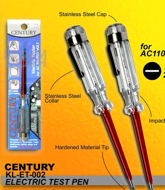 HEAVY DUTY TEST PEN / CENTURY TEST PEN / CENTURY ELECTRIC TESTER