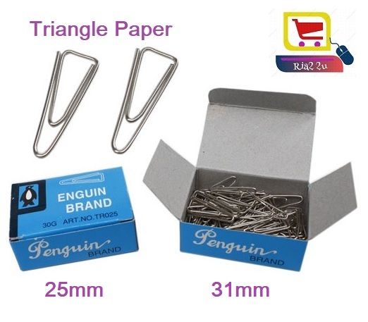 Penguin Triangle Paper Clip / PAPERCLIP 25mm / 31mm RTSB