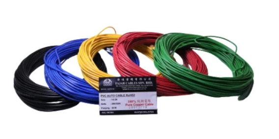 FAJAR 14/0.26MM Automotive Wire Auto Cables 100% Copper - 30m