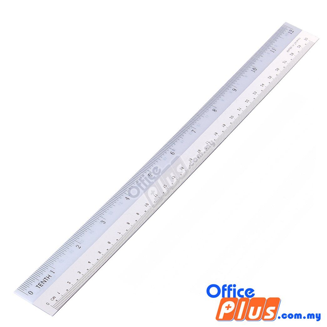 PLASTIC STRAIGHT RULER 12INCHx30cm 36PCS/BOX