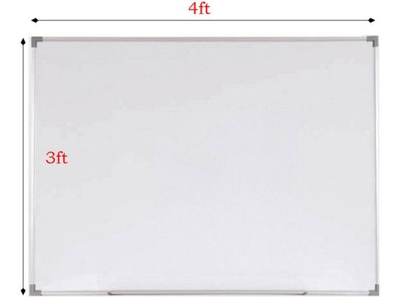 Magnetic Whiteboard 3' x 4' (With Installation)