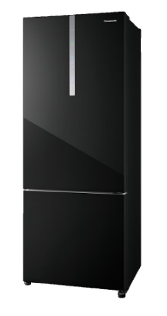 Genuine Malaysia Panasonic Warranty - Panasonic NR-BX471WGK 2-door Bottom Freezer Refrigerator Glass Door Series NR-BX471WGKM