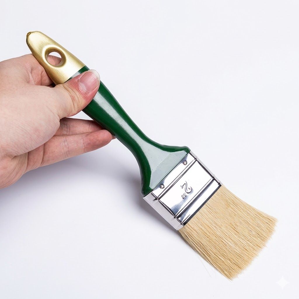 Others *BRUSH, PAINT BRUSH 2", ROUND GREEN HANDLE, CHINA MADE