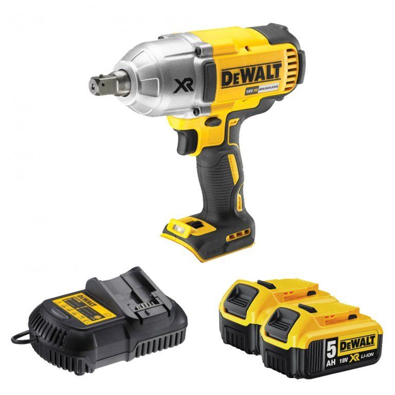 Dewalt *Dewalt DCF899P2-GB High Torque Impact Wrench 18V Cordless Brushless
